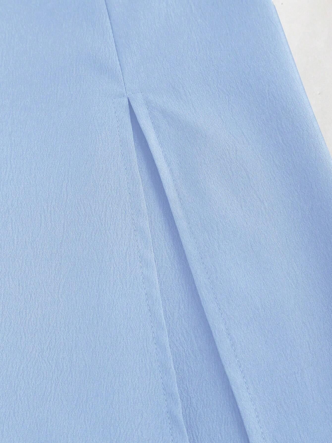 Vestido Longo Elegante Feminino em Tecido com Elastano