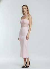 Vestido Longo Elegante Francisca Feminino