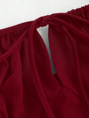 Vestido Longo Elegante Feminino em Tecido com Elastano
