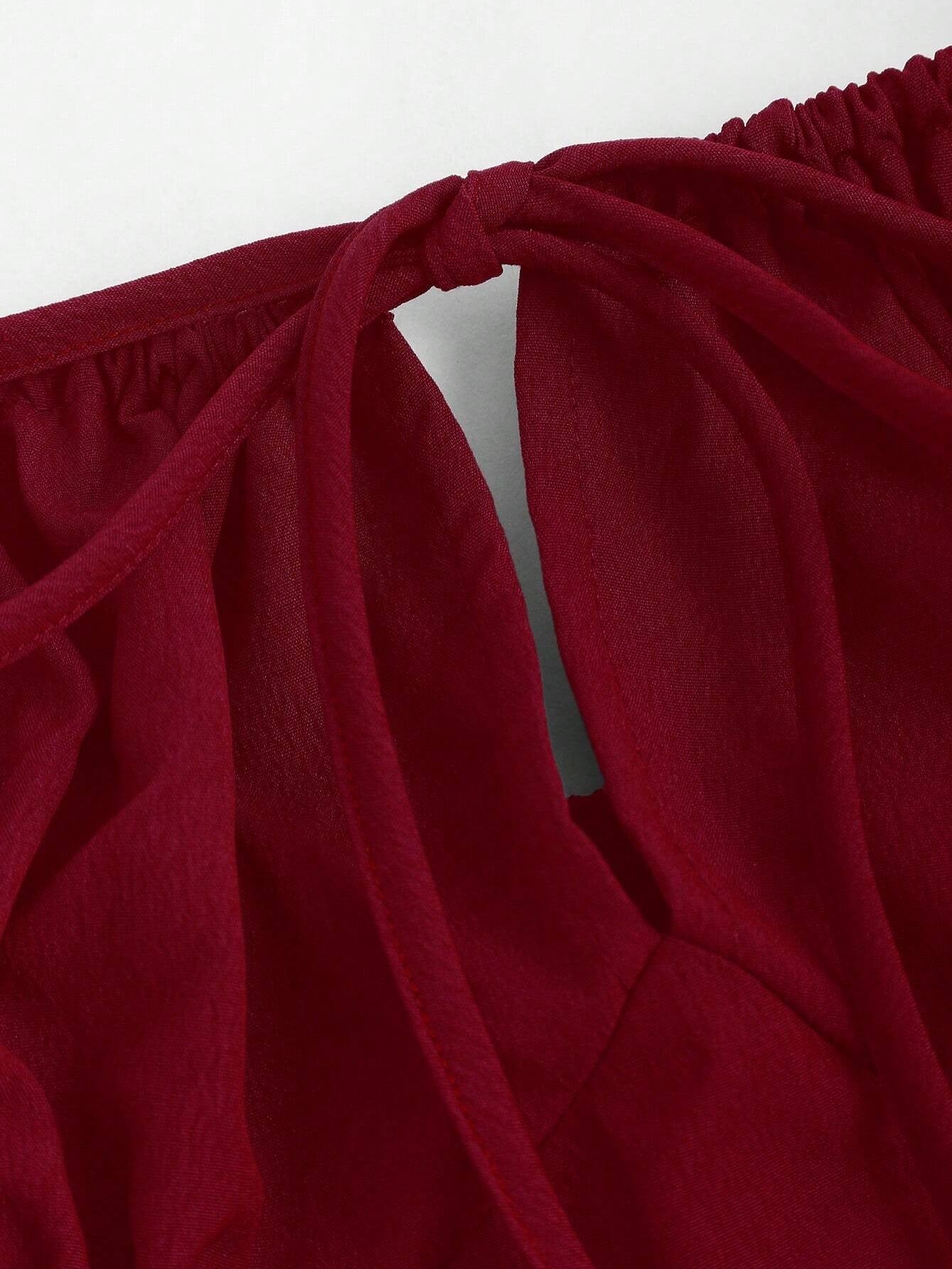 Vestido Longo Elegante Feminino em Tecido com Elastano