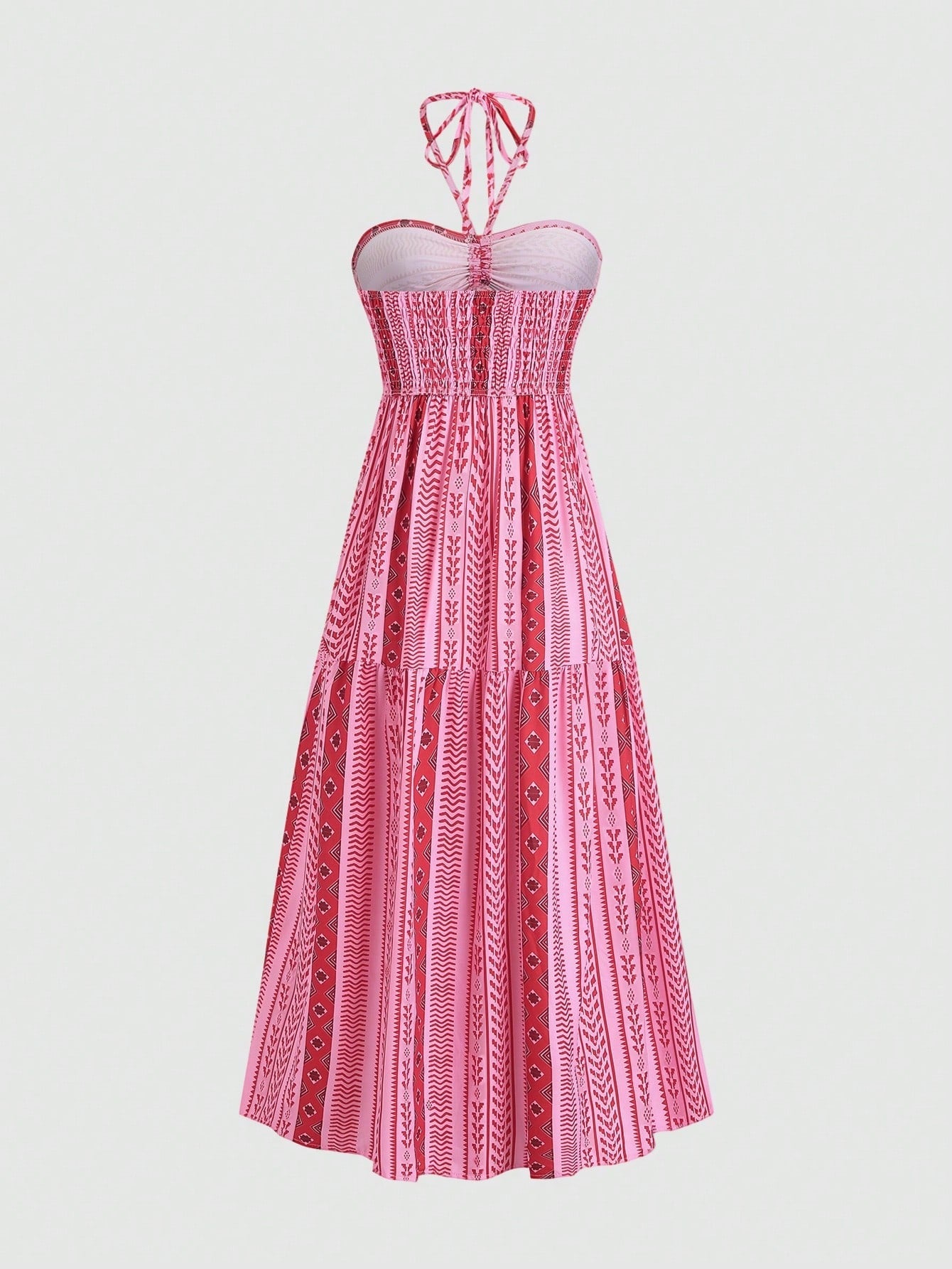 Vestido Longo Feminino Elegante em Tecido com Elastano