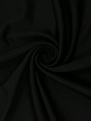 Vestido Longo Preto Fabi Feminino em Malha com Elastano