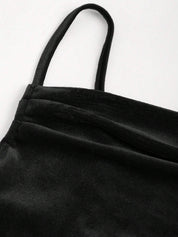 Vestido Longo Preto Graziella Feminino