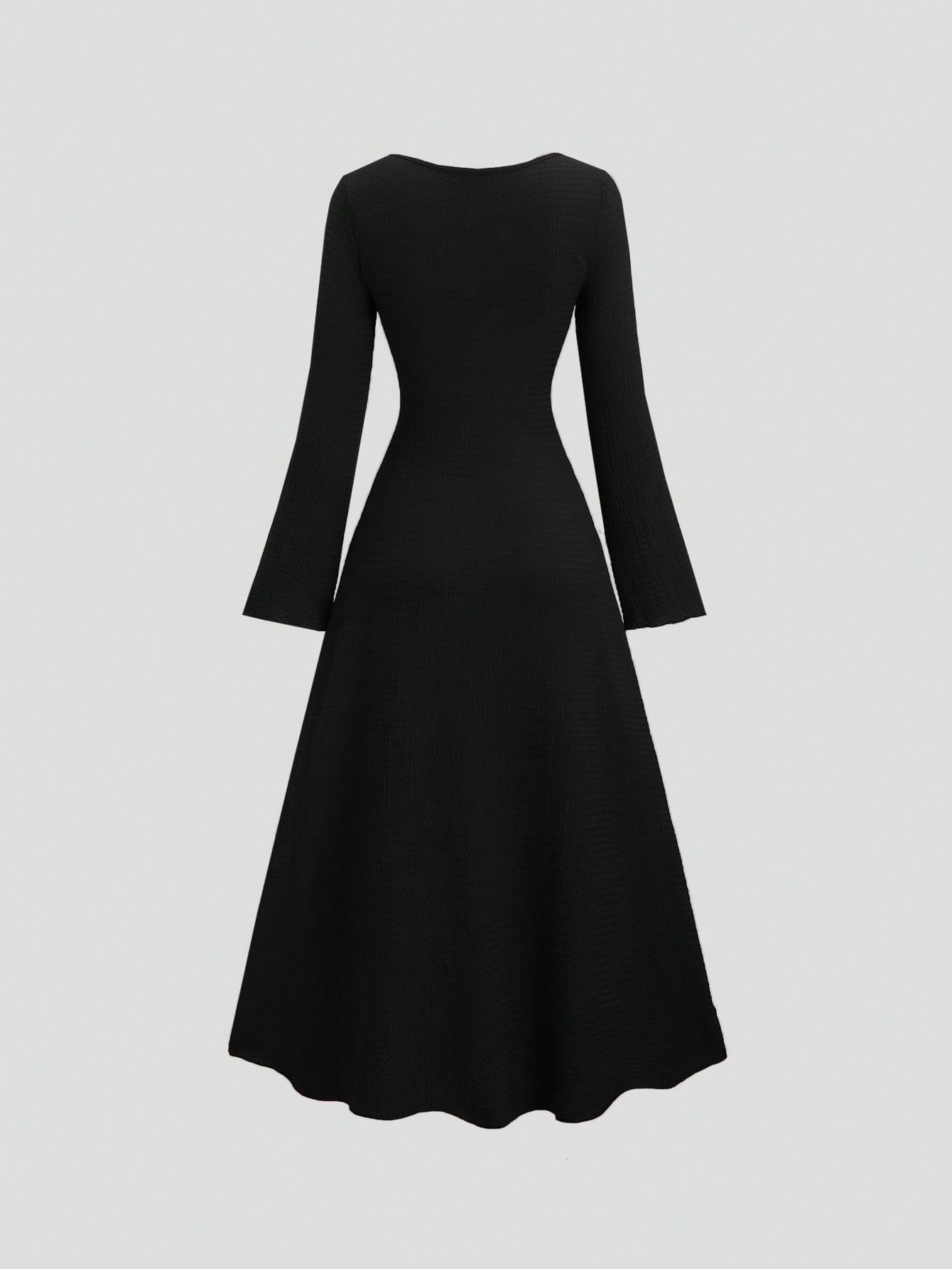 Vestido Longo Preto Celina Feminino