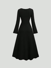 Vestido Longo Preto Celina Feminino