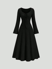 Vestido Longo Preto Celina Feminino