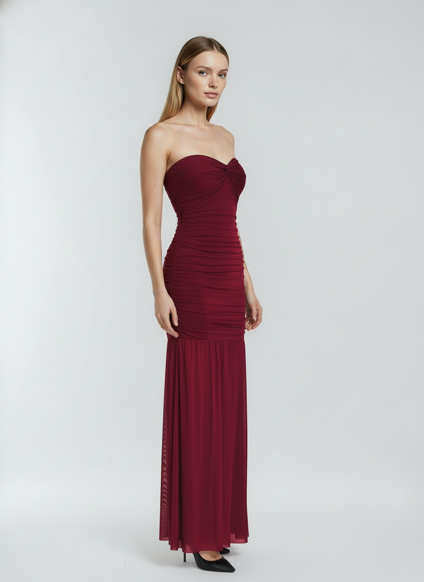Vestido Longo Vermelho Beatriz