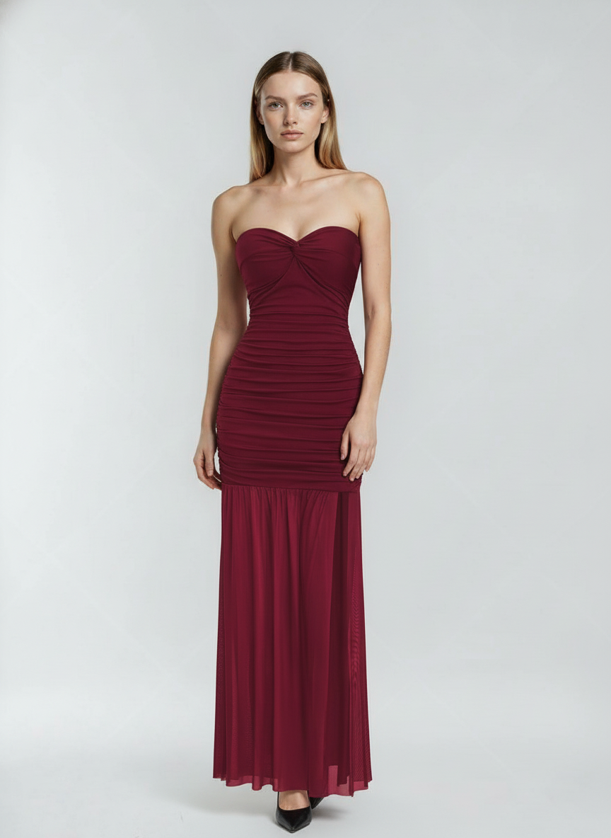 Vestido Longo Vermelho Beatriz
