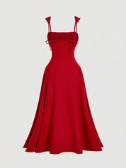 Vestido Longo Vermelho Feminino