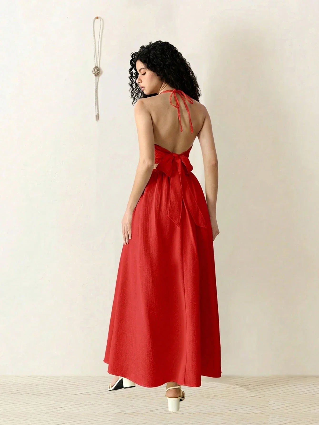 Vestido Longo Vermelho Feminino