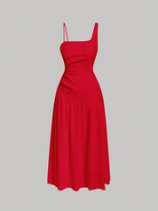 Vestido Longo Vermelho Feminino