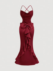 Vestido Longo Vermelho Feminino