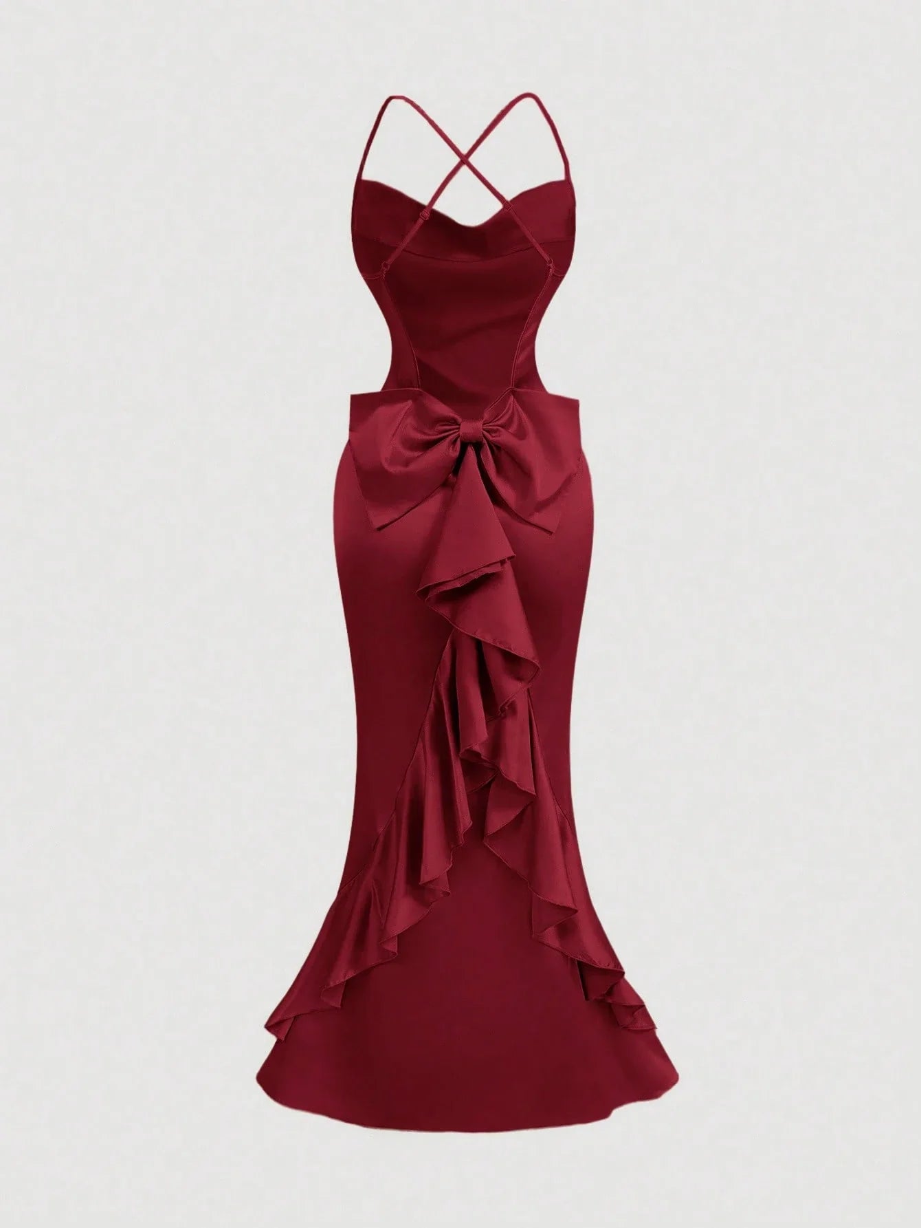 Vestido Longo Vermelho Feminino