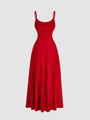 Vestido Longo Vermelho Guadalupe