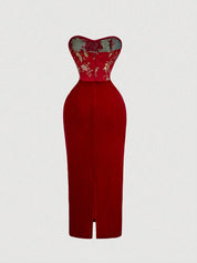 Vestido Longo Vermelho Natalia