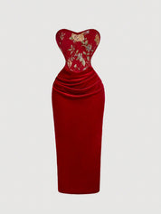 Vestido Longo Vermelho Natalia