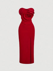 Vestido Longo Vermelho Valeria