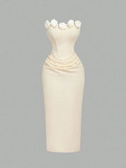Vestido Midi Branco Letícia