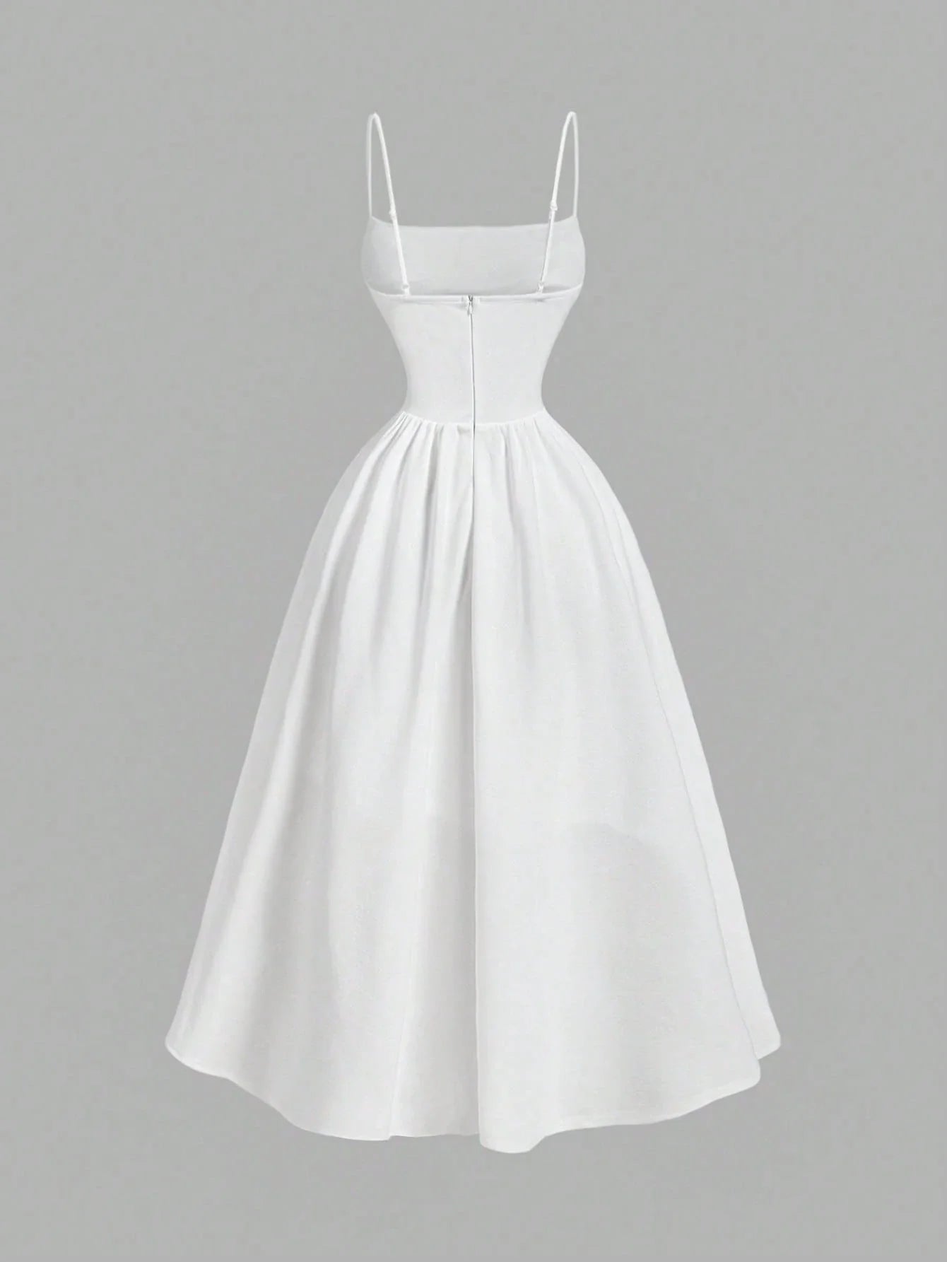 Vestido Midi Branco Maria Clara