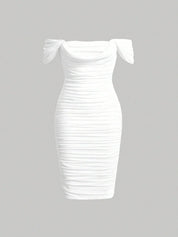 Vestido Midi Branco Maria Eduarda