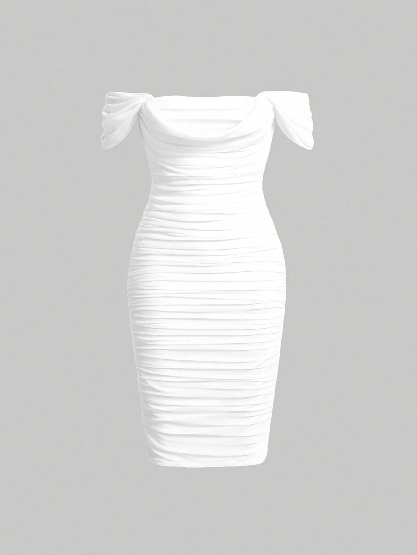 Vestido Midi Branco Maria Eduarda