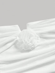 Vestido Midi Branco Maria Júlia
