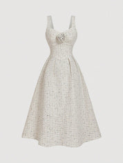 Vestido Midi Branco Michele