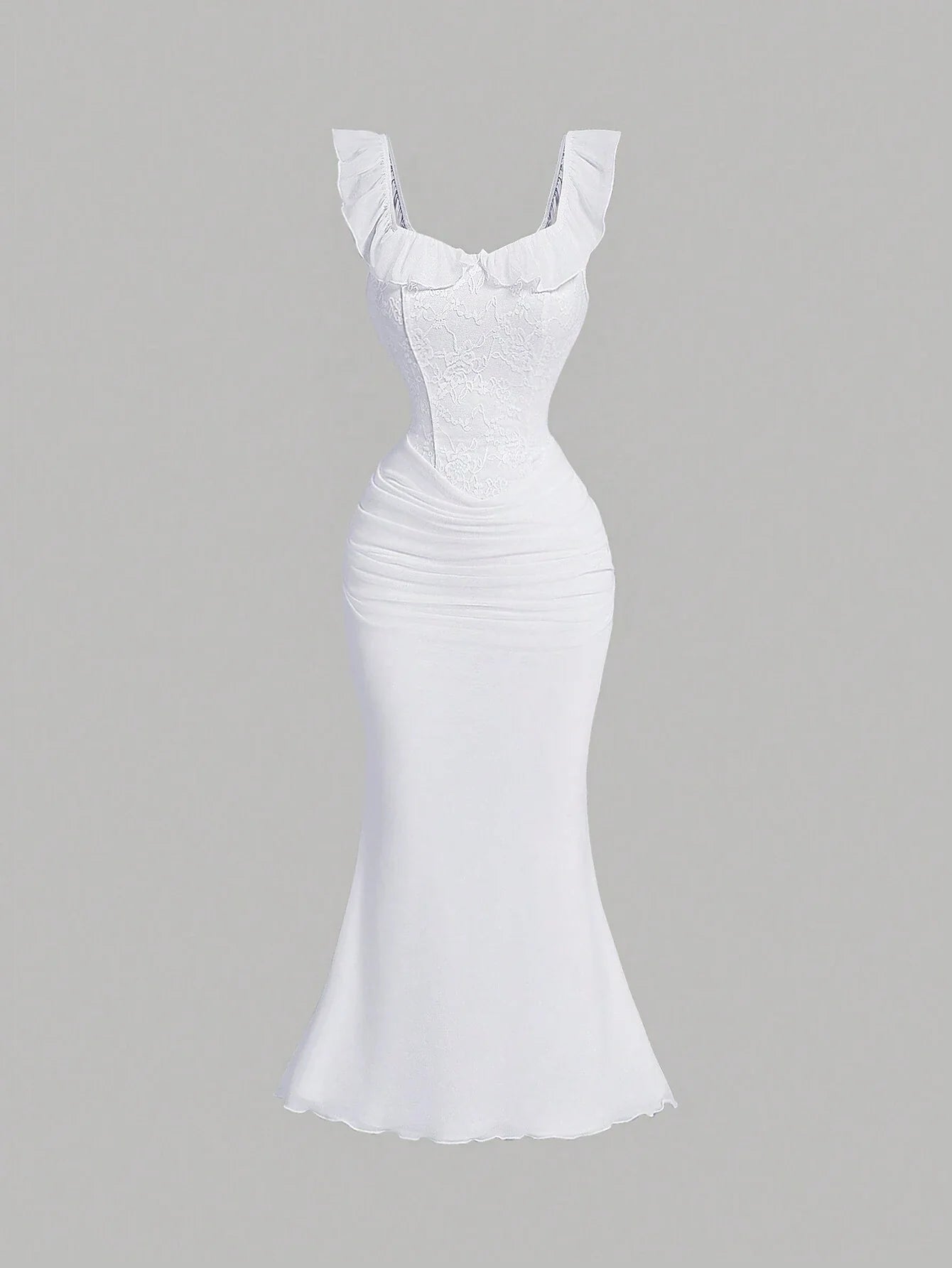 Vestido Midi Branco Olívia
