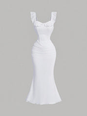 Vestido Midi Branco Olívia