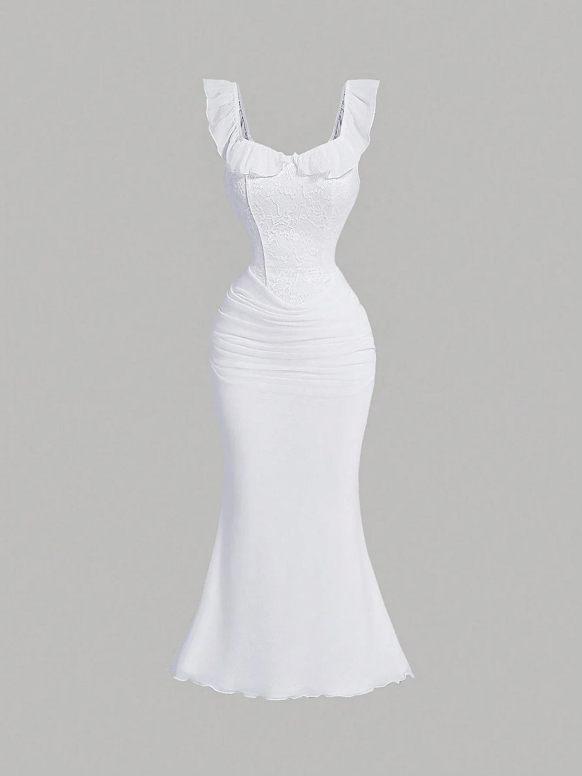 Vestido Midi Branco Olívia