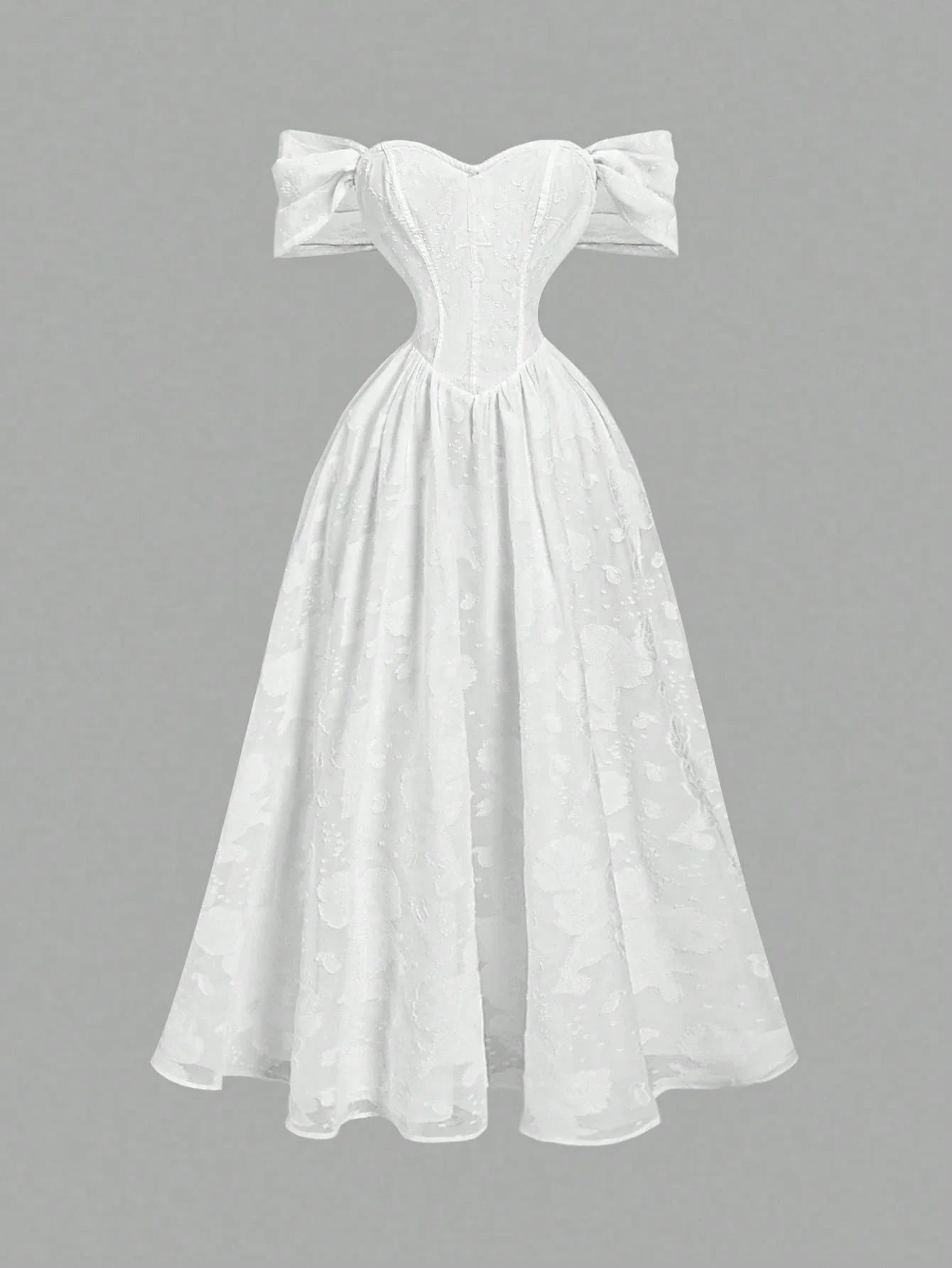 Vestido Midi Branco Patrícia