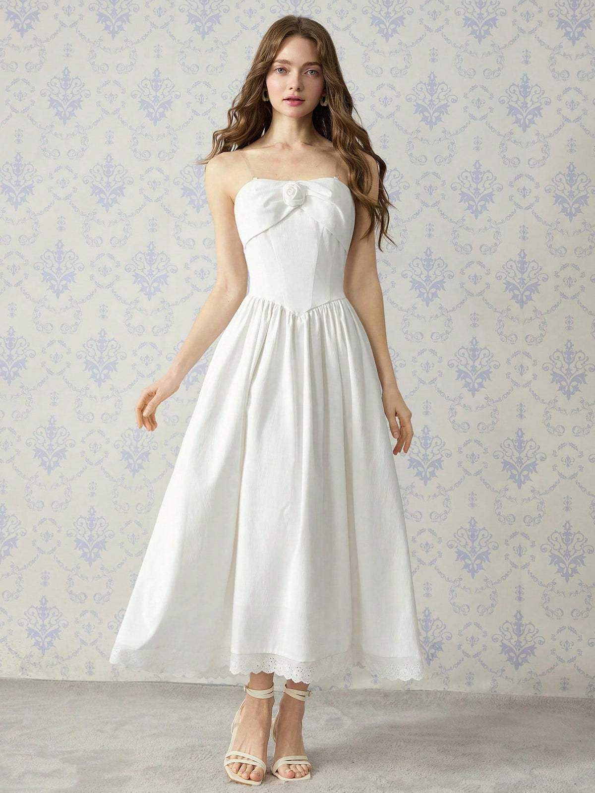 Vestido Midi Branco Paula