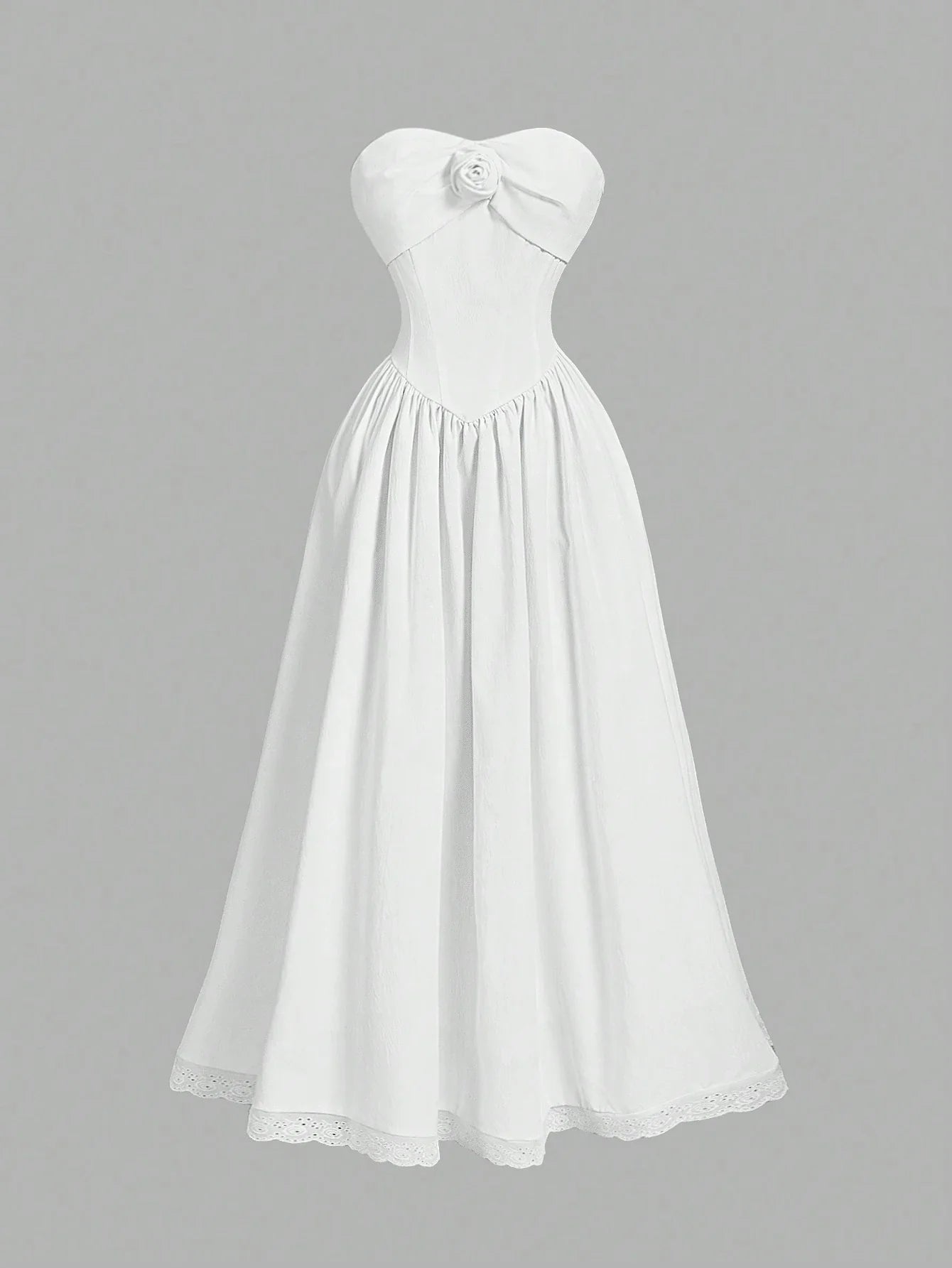 Vestido Midi Branco Paula