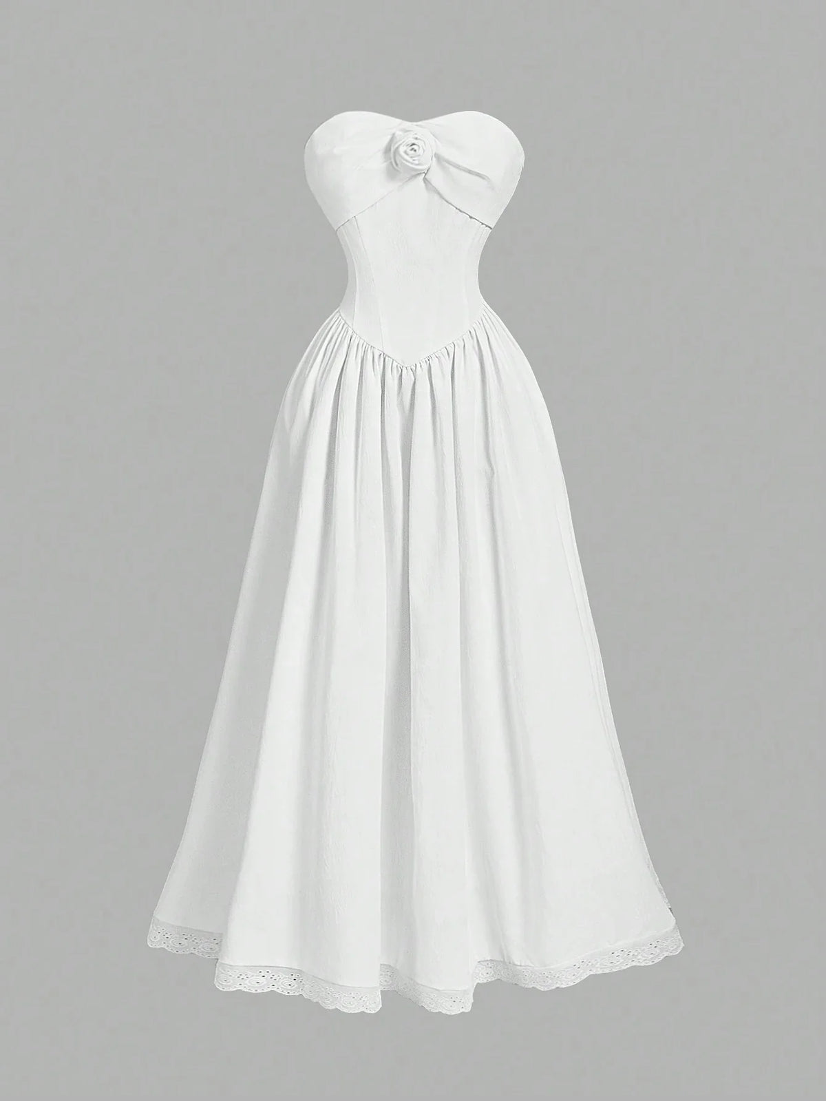 Vestido Midi Branco Paula