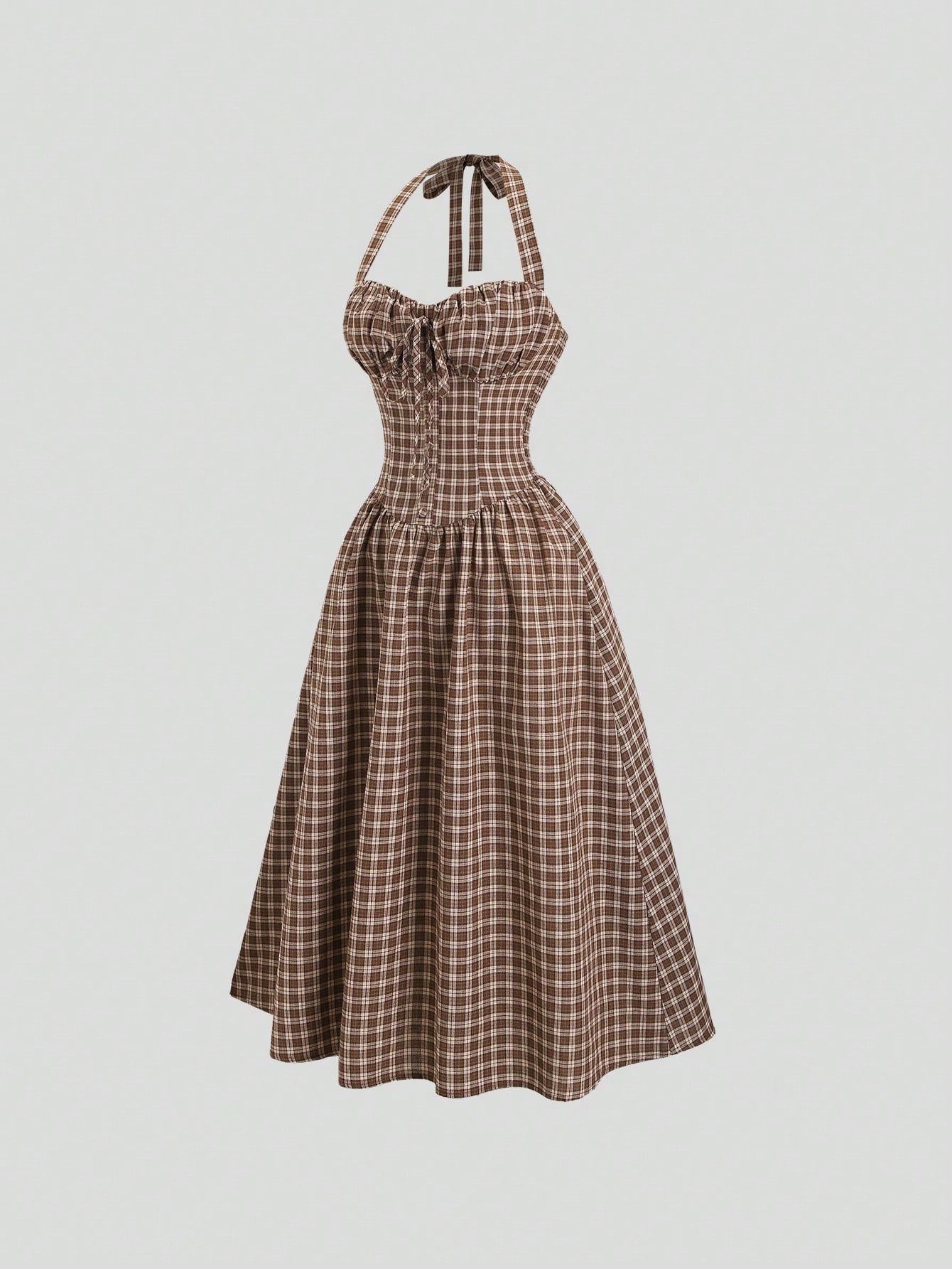 Vestido Midi Elegante Feminino Babi em Tecido Confortável