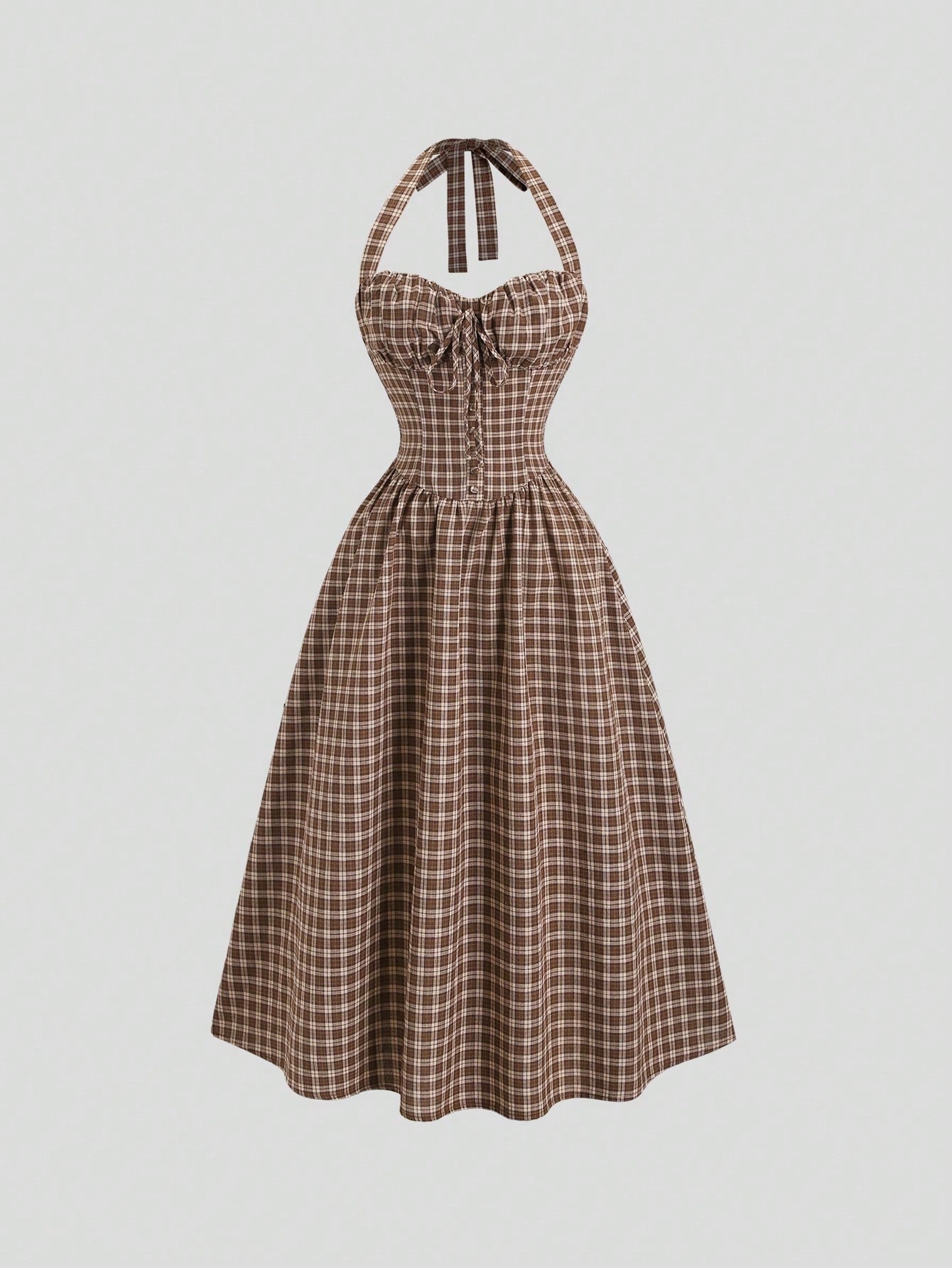 Vestido Midi Elegante Feminino Babi em Tecido Confortável