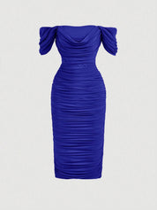 Vestido Midi Elegante Maria Eduarda