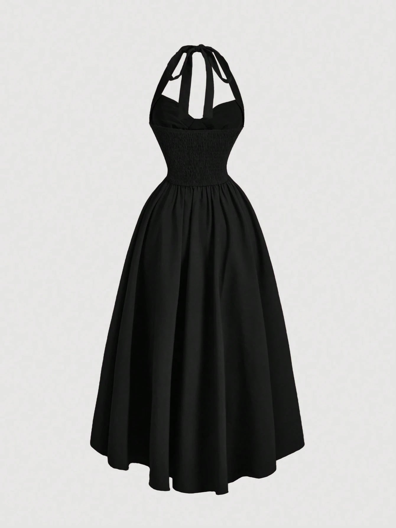 Vestido Midi Preto Laura Feminino