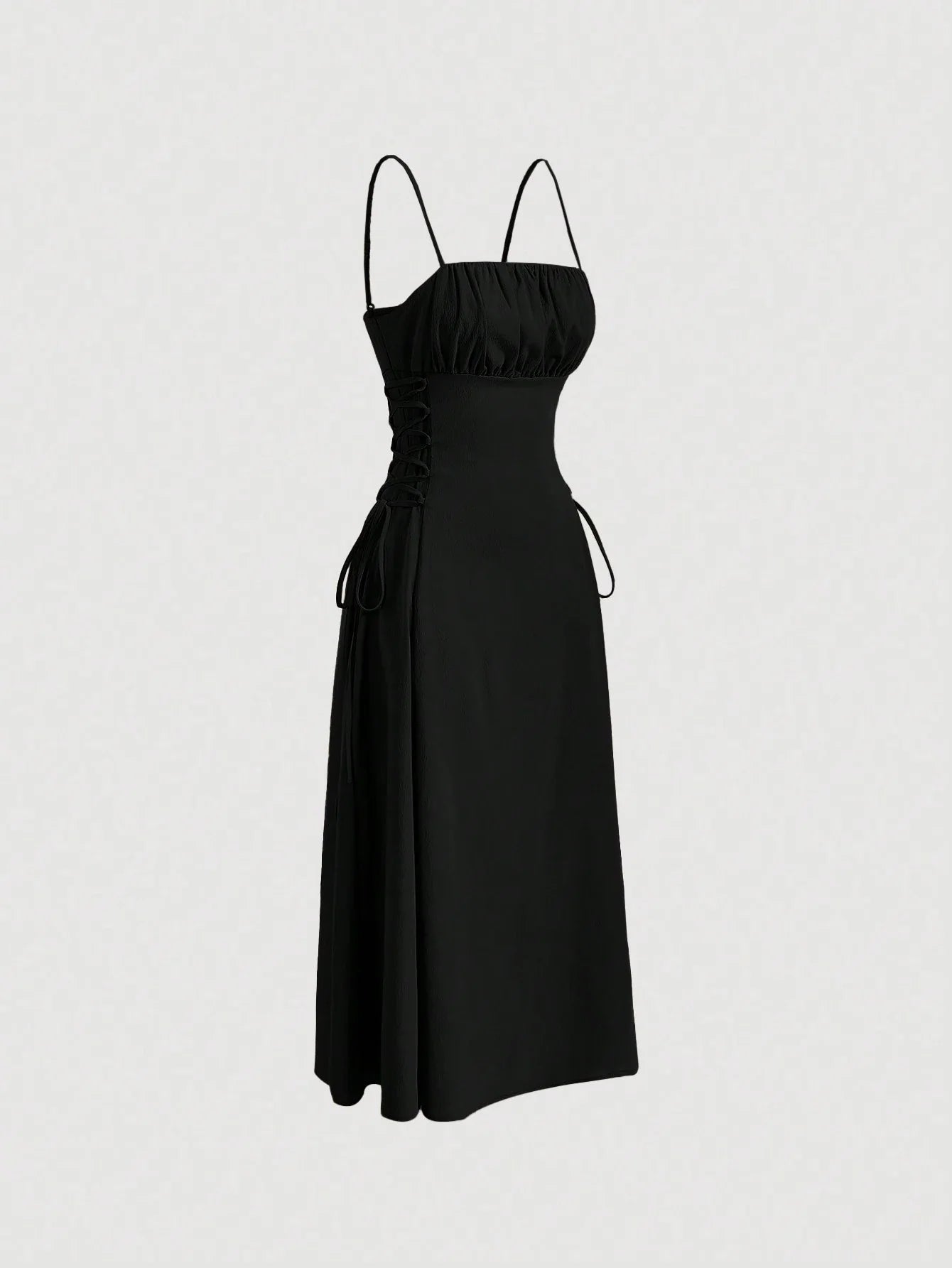 Vestido Midi Preto Lavínia