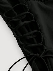 Vestido Midi Preto Lavínia