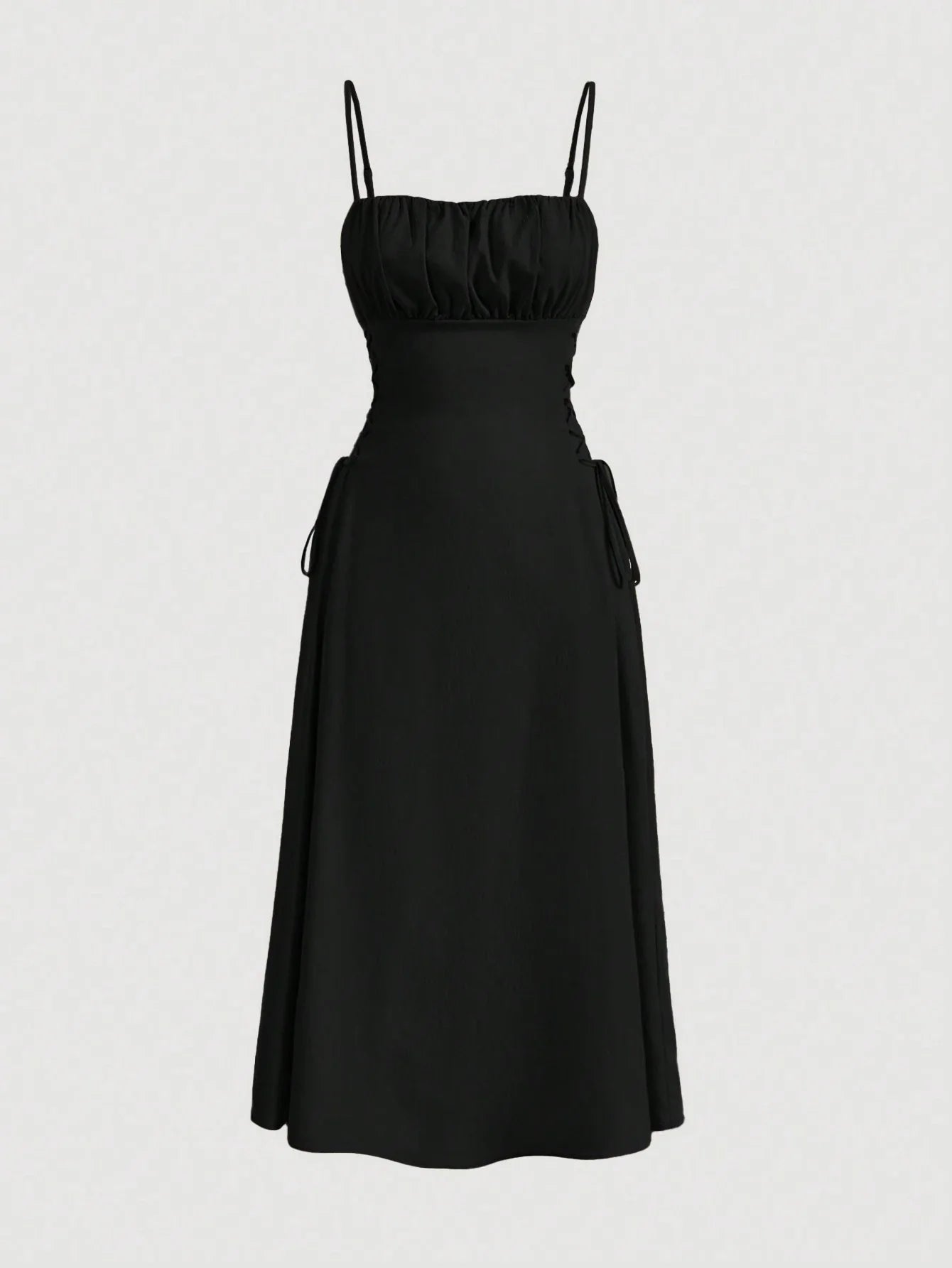Vestido Midi Preto Lavínia