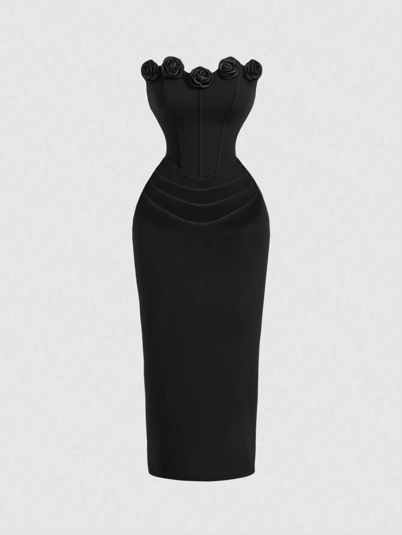 Vestido Midi Preto Letícia