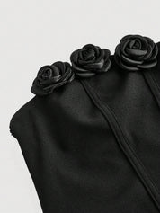 Vestido Midi Preto Letícia