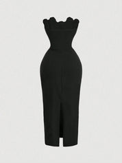 Vestido Midi Preto Letícia