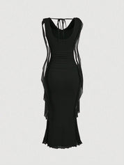 Vestido Midi Preto Madalena