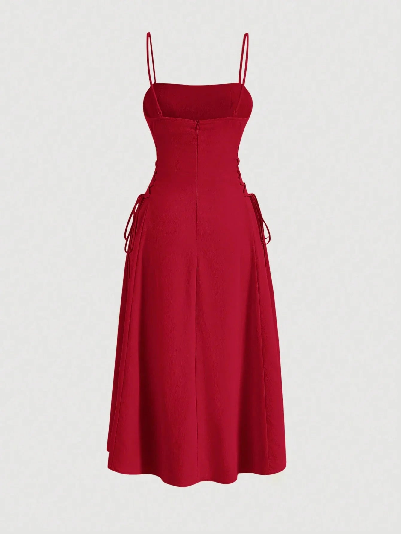 Vestido Midi Vermelho Lavínia