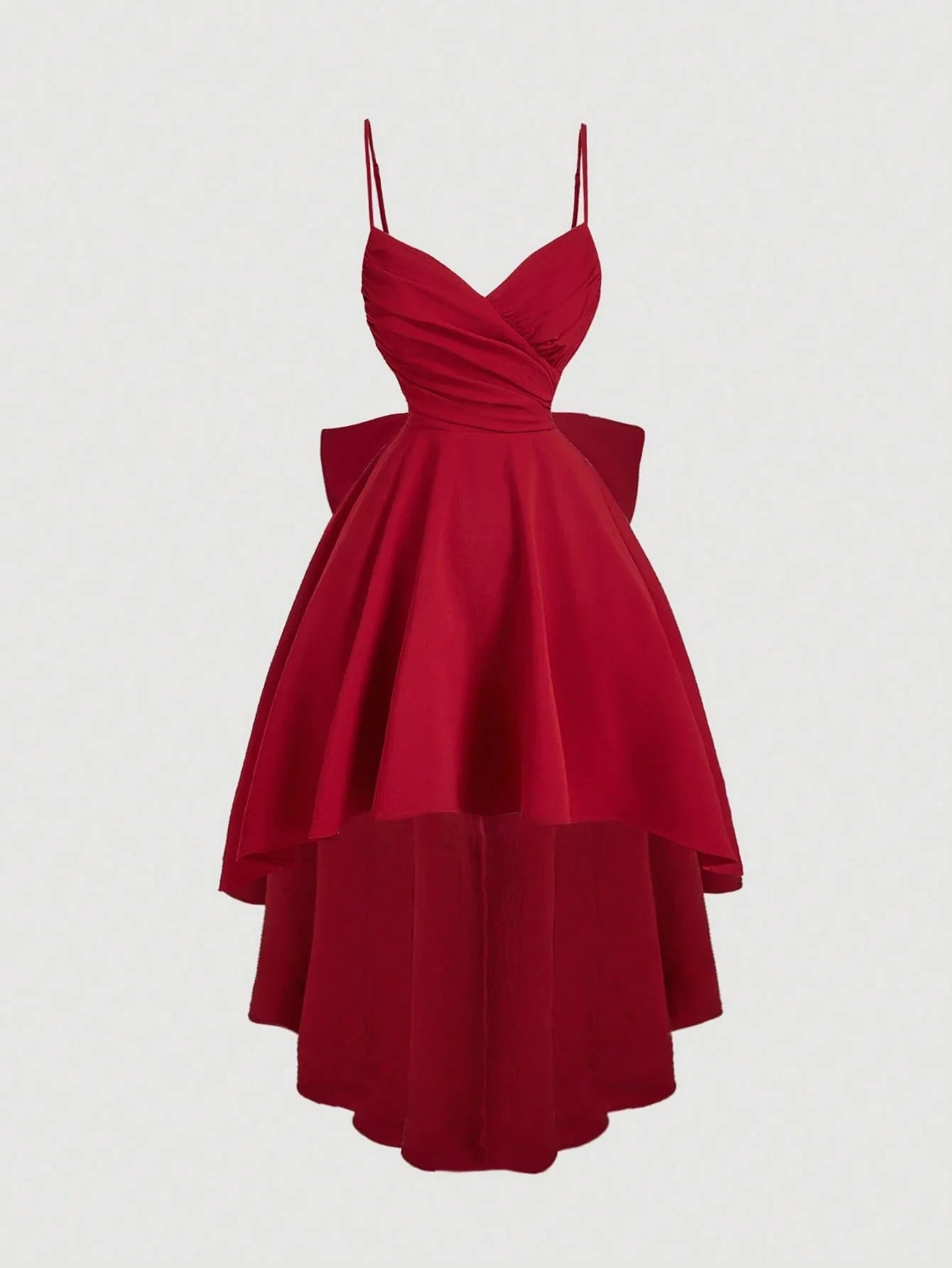 Vestido Midi Vermelho Luana