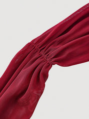 Vestido Midi Vermelho Luciana