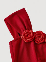 Vestido Midi Vermelho Luiza