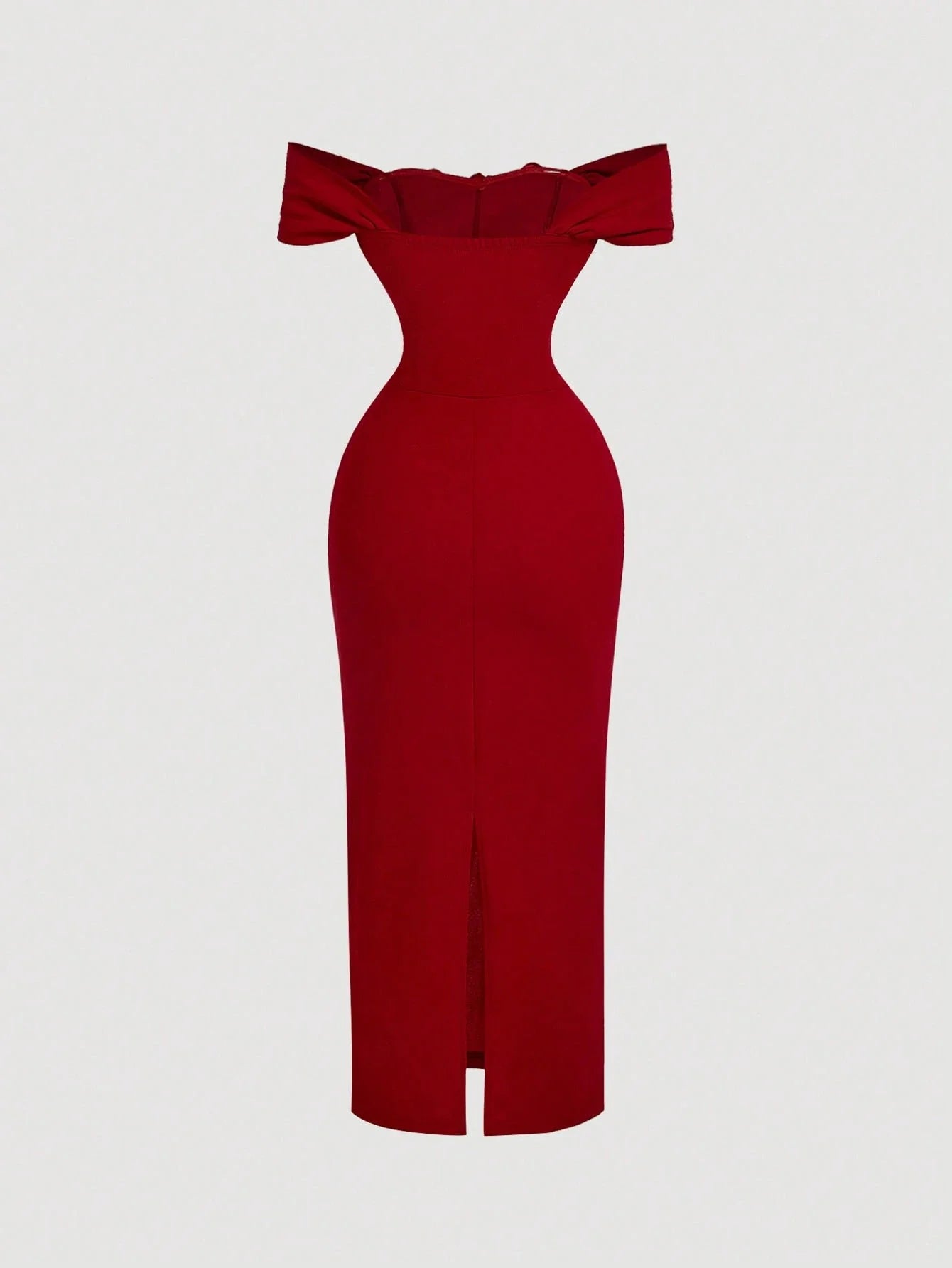 Vestido Midi Vermelho Luiza